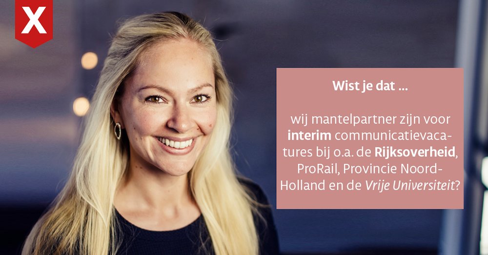 Woensdag Weetje 💡 #schaalx #interim #mantelpartner #communicatievacatures