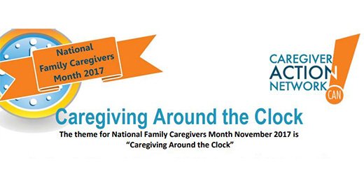 National #FamilyCaregivers Month starts today! Many are 'Caregiving around the clock.' Share yr resources ow.ly/Gamz30ghegz #NFCmonth
