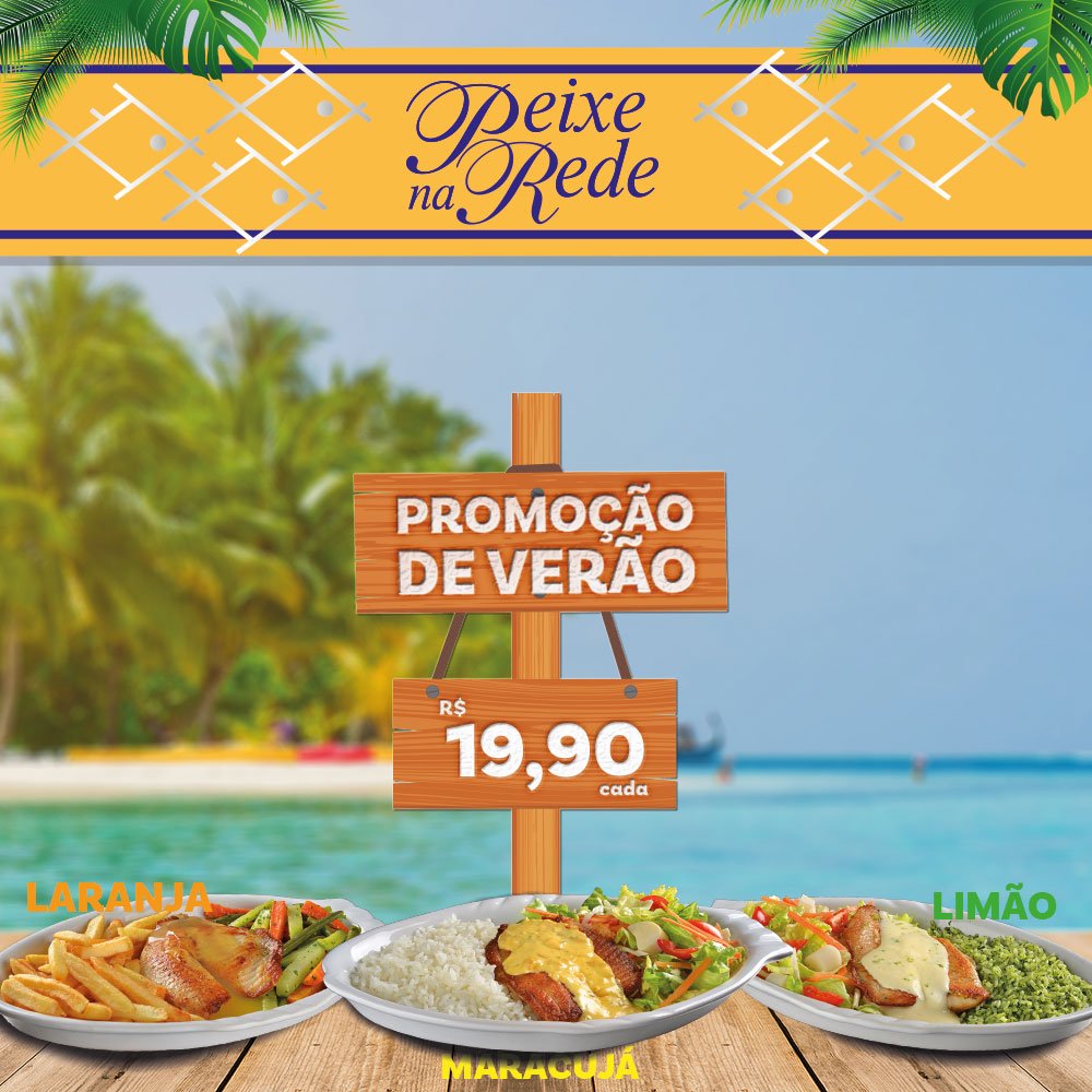 peixenaredebsb's tweet photo. ☀Promoção de Verão ☀
🍽 Três opções de molhos refrescantes para acompanhar sua tilápia por apenas R$ 19,90.

✔ Laranja
✔ Maracujá 
✔ Limão https://t.co/fs93kWDVkG