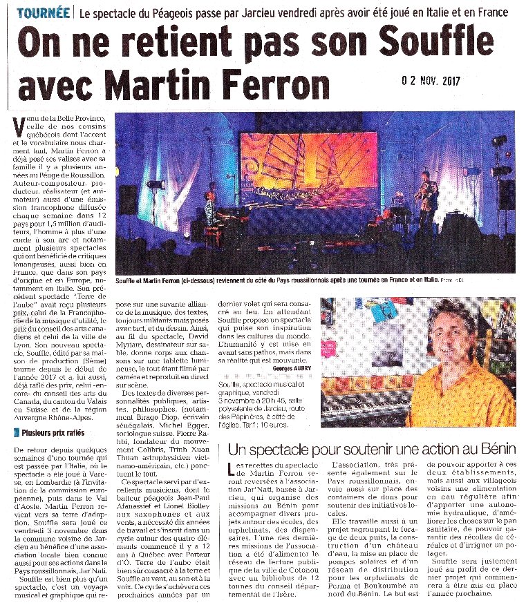jarnati's tweet photo. #Dauphiné Libéré ce jour, #AgglomérationRoussillonaise. Tous à #Jarcieu Vendredi soir 21h,Merci de votre soutien ! #MartinFerron #ledauphiné https://t.co/MwczIvc9fH