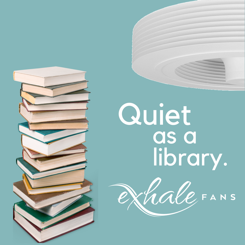 ExhaleFans's tweet photo. Even on the highest speed, our fan is as quiet as a library! Learn more https://t.co/X4URCzhfct #ExhaleFans #bladeless #comfort https://t.co/GUzlvLxmCi