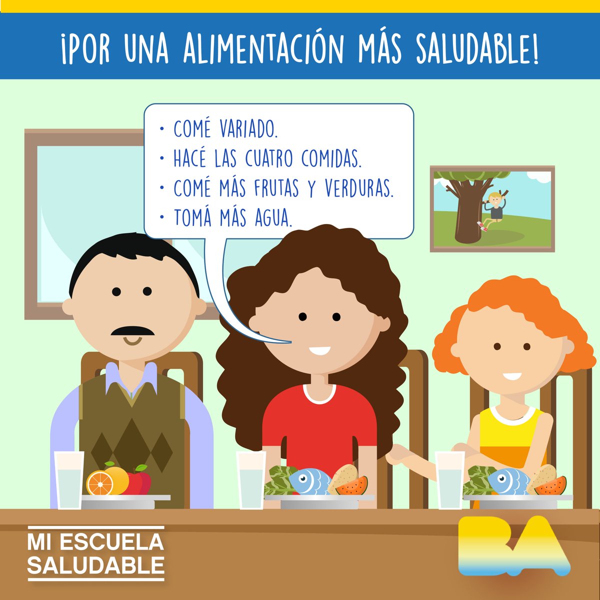 Mayores_BA's tweet photo. #MiEscuelaSaludable ¿Sabías que los alimentos nos dan energía 💪 para poder hacer nuestras actividades? + Info: https://t.co/zD06iy30ev https://t.co/9r85zq8Kgb