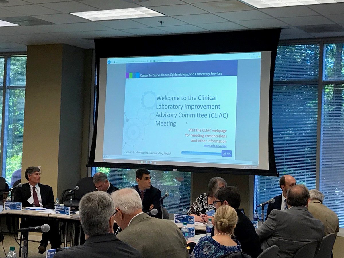 AmiPutman's tweet photo. Day 1 of the Clinical Laboratory Improvement Advisory
Committee meeting! #CLIAC https://t.co/oLJQbdgBEb