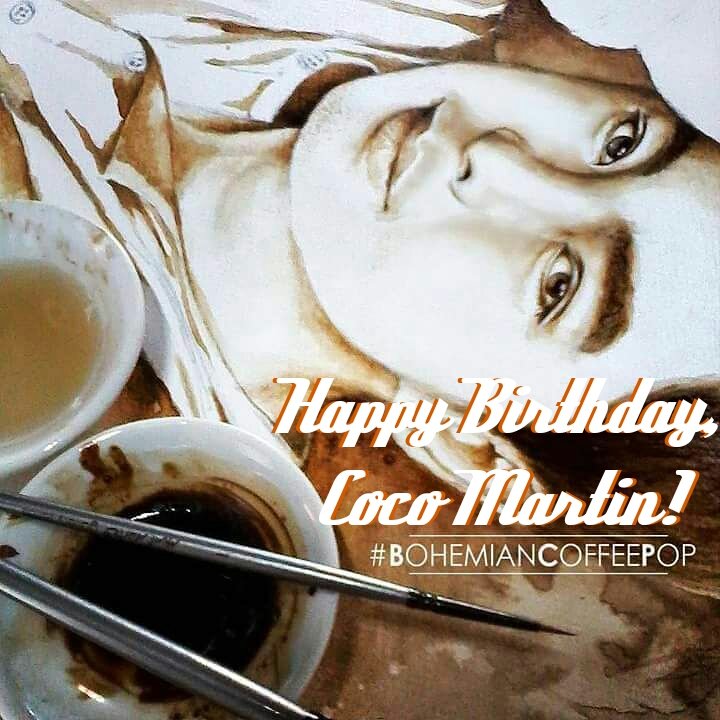 anghelserye's tweet photo. #HBDCocoMartin #FPJsAngProbinsyano #Cocomartin #Cocojul #coffee #coffeepainting #coffeeartist https://t.co/cNS3c5eQx1