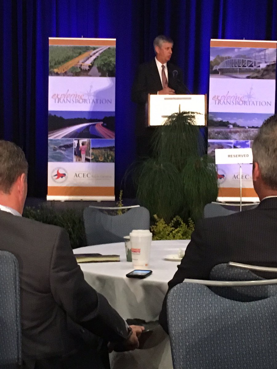 StewartInc's tweet image. Great start to ACEC/NCDOT Joint Conference with Secretary Trogdon and John Sullivan.