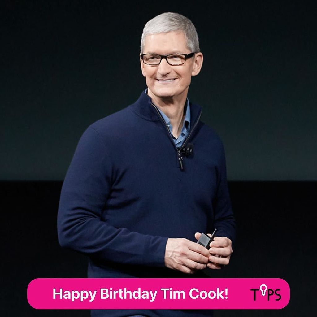Happy Birthday Tim Cook!!   