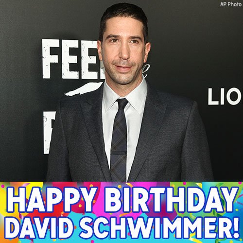 Happy birthday to actor and NYC native David Schwimmer! 
