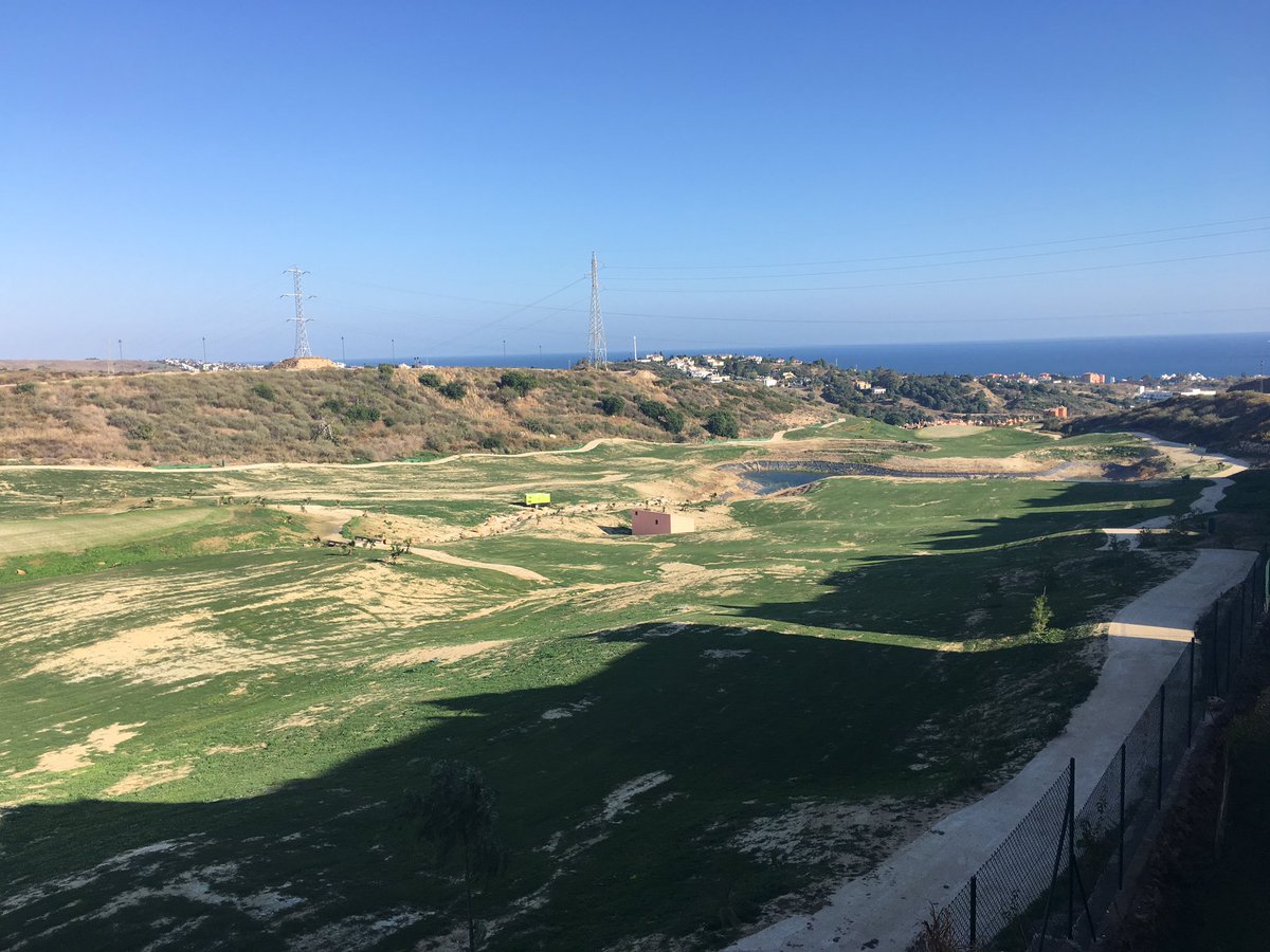 mikerossgolf's tweet photo. #DonaLuciaGolf in #Estepona is starting to look green after seeding.#GTM Golf https://t.co/oipJaHjspH