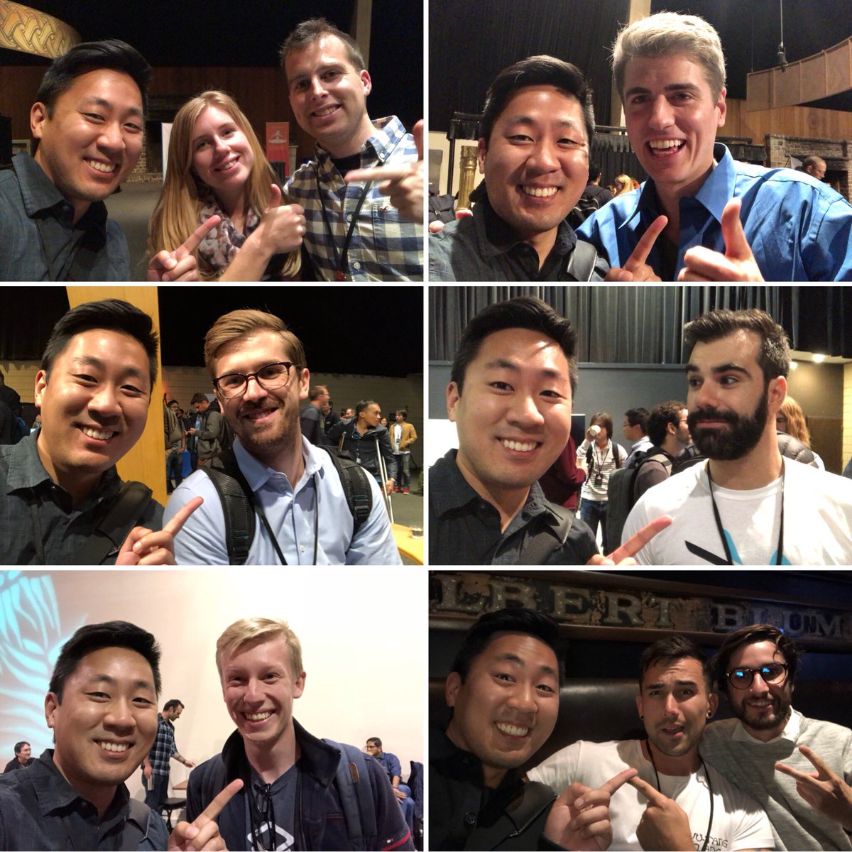 gregheo's tweet photo. #SwiftSummit selfie collection. Great to meet so many smart folks to nerd out with 🤓 https://t.co/jkDQI16xpY