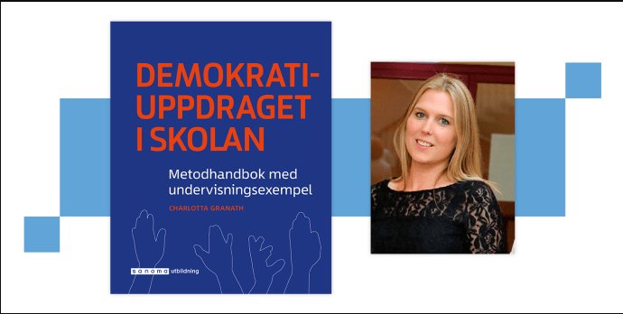 Ny metodbok om skolans viktiga demokratiuppdrag av Charlotta Granath.
#demokratiuppdrag #lärarutbildning
mynewsdesk.com/se/sanoma-utbi…