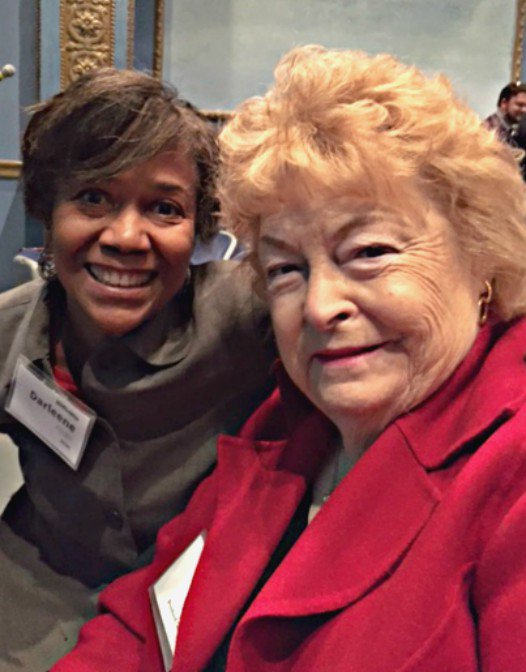 mcnc's tweet image. MCNC Advisory Council Member Jane Smith Patterson (right) w/ MCNC's @heathtales today in Wilson while enjoying @WRALTechWire #ExecExchange