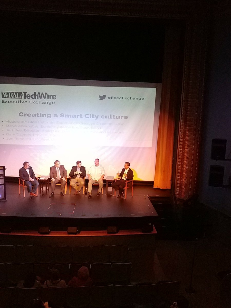 WRALTechWire's tweet image. Scale of @WilsonNC makes collaboration among ed, biz, govt easier than in larger communities #ExecExchange