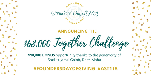 alphasigmatau's tweet photo. #foundersdayofgiving kicks off tomorrow, 11/2, at 11 a.m. ET, and we have a big announcement! Learn more at https://t.co/OR4tZe1F7q! https://t.co/gLUgkpEClb