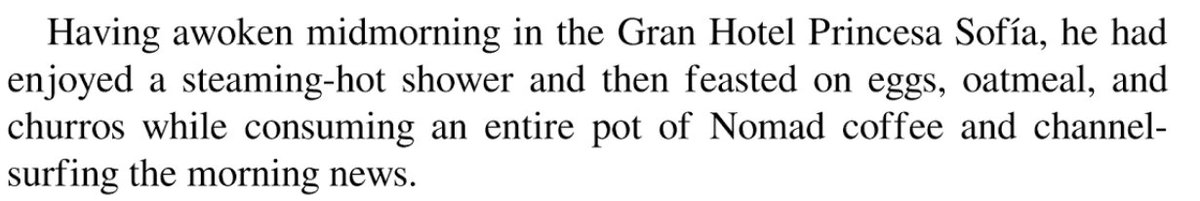 Great to see Robert Langdon enjoying <a href="/nomadcoffeebcn/">NØMAD COFFEE</a> in <a href="/AuthorDanBrown/">Dan Brown</a> 's latest book Origin. 
books.google.es/books?id=Pz4YD…