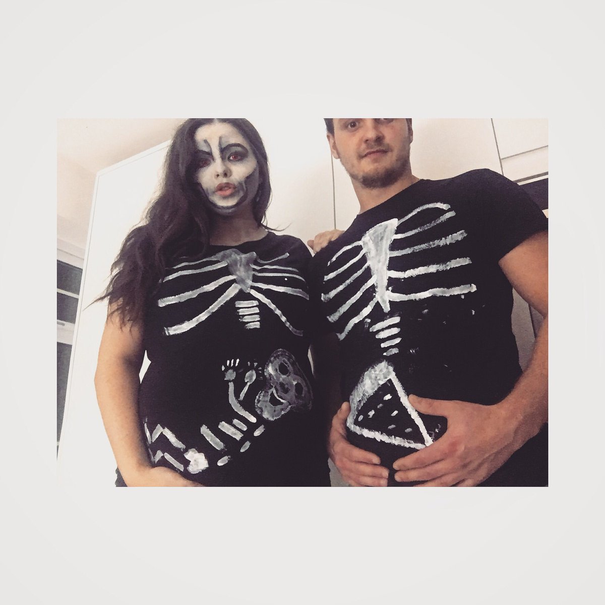 StavertAmber's tweet photo. Such a lovely Halloween 🎃 
Our last as a two 💑 
Next year we’re have our he or she joining us 💛 https://t.co/yQ9LgcXfBl