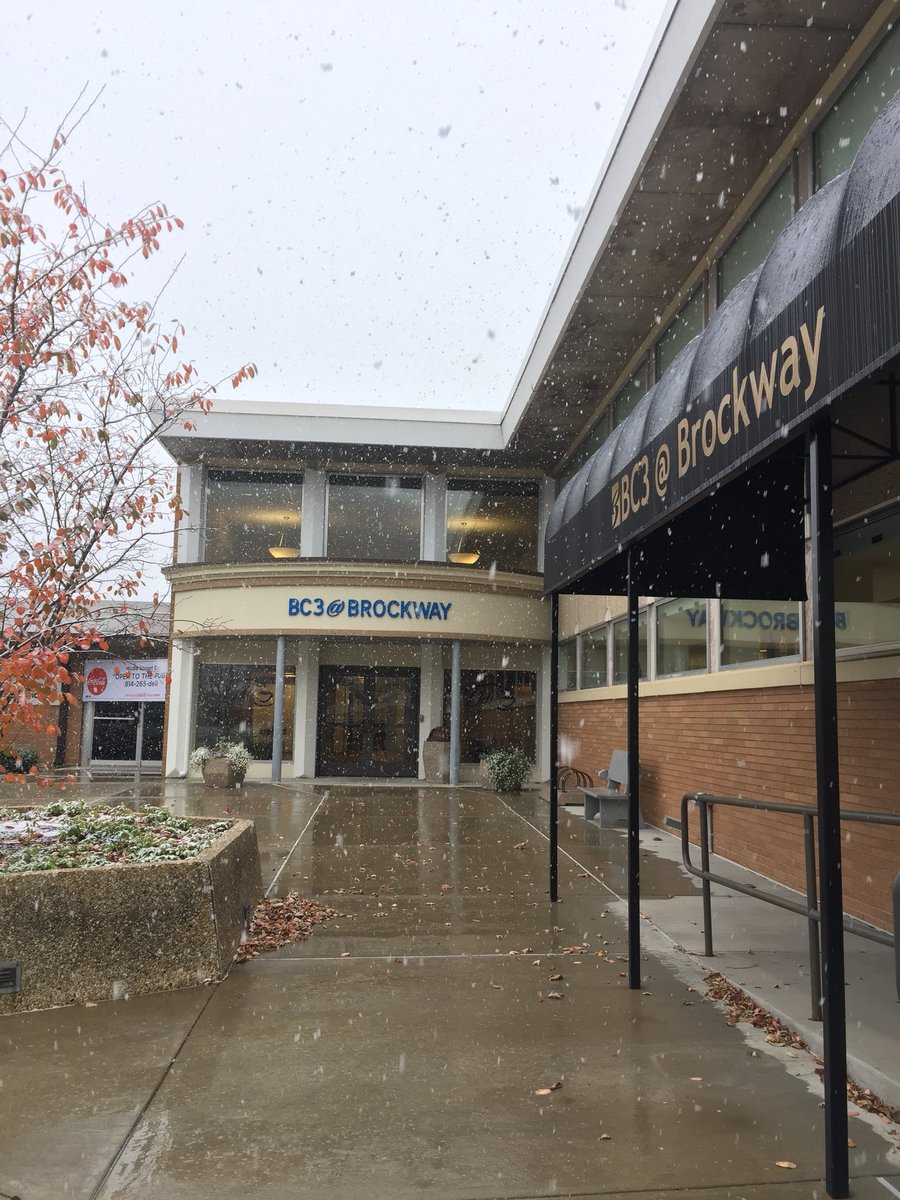 First snowfall of the season at <a href="/bc3_brockway/">BC3 @ Brockway</a>! ❄️☃️