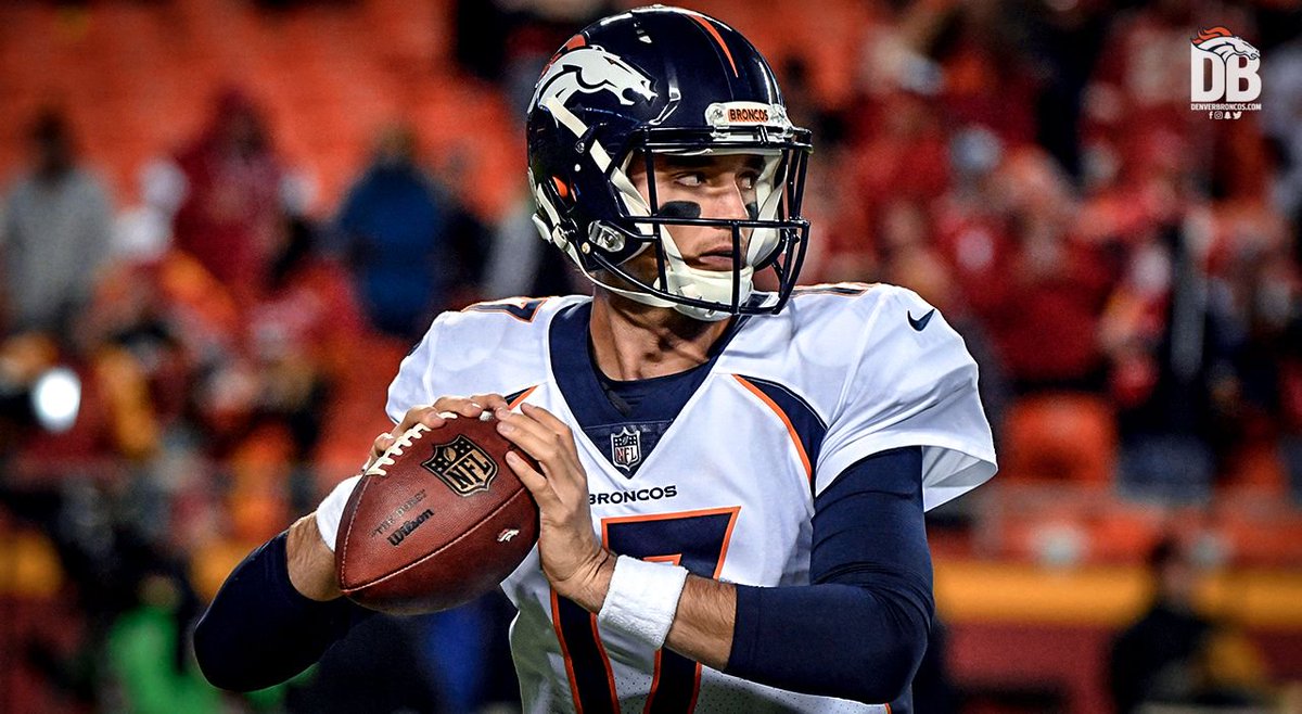 Broncos's tweet photo. Coach Joseph informed the team this morning that QB Brock Osweiler will start on Sunday in Philadelphia.
📰 » https://t.co/oUGXcqQF1U https://t.co/bKyIiuDlS3
