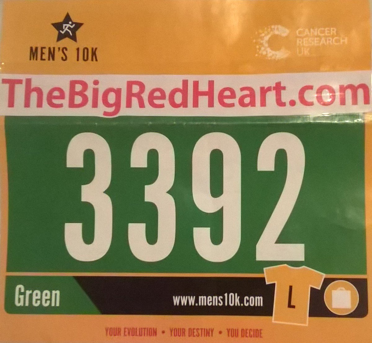 TheBigRedHeart's tweet photo. My number for this Sunday's @Mens10k (#Edinburgh). I'll be running as Beetlejuice 👻 and supporting @barnardos. https://t.co/8P30BVEIjZ https://t.co/OaDLejEHVf
