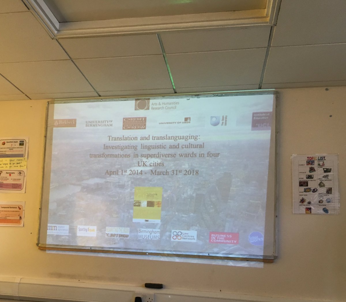 At a very interesting and relevant seminar today about communication in superdiverse cities <a href="/TLANGProject/">TLANG Project</a> <a href="/unibirmingham/">Uni of Birmingham</a>  <a href="/chinesebham/">Chinese Birmingham</a>