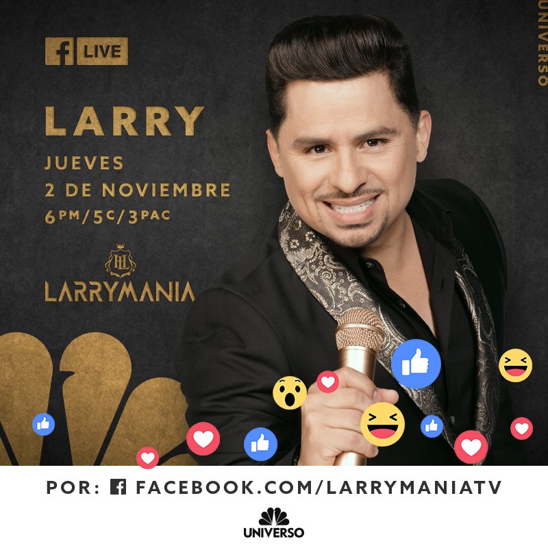NBCUniverso's tweet photo. ¡PENDIENTE! ¿Qué quisieras decirle a @larryhernanez1? 🤔 #Larrymania https://t.co/55gxnBbeHg