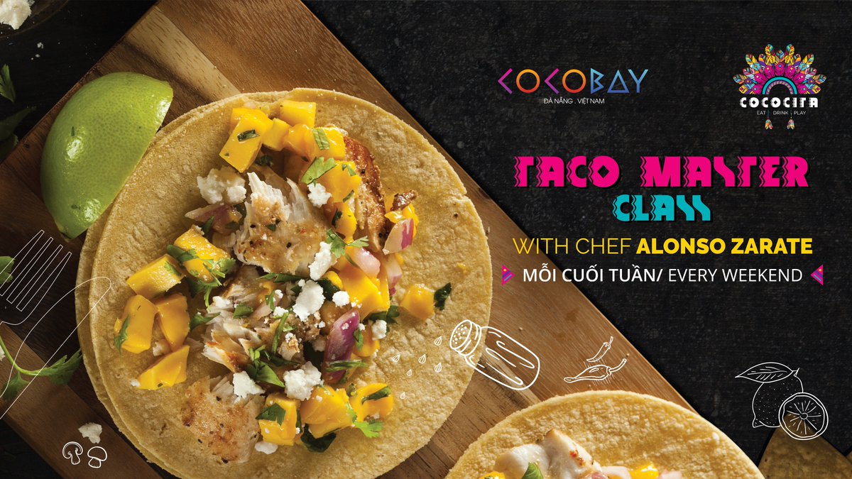 CocobayOfficial's tweet photo. TACO MASTER CLASS
Learn something new by taking part in our "Taco Master Class".
Hotline: (84)2363968888
#cocobay #feastatcocobay #cococita https://t.co/bjyslxLiJt