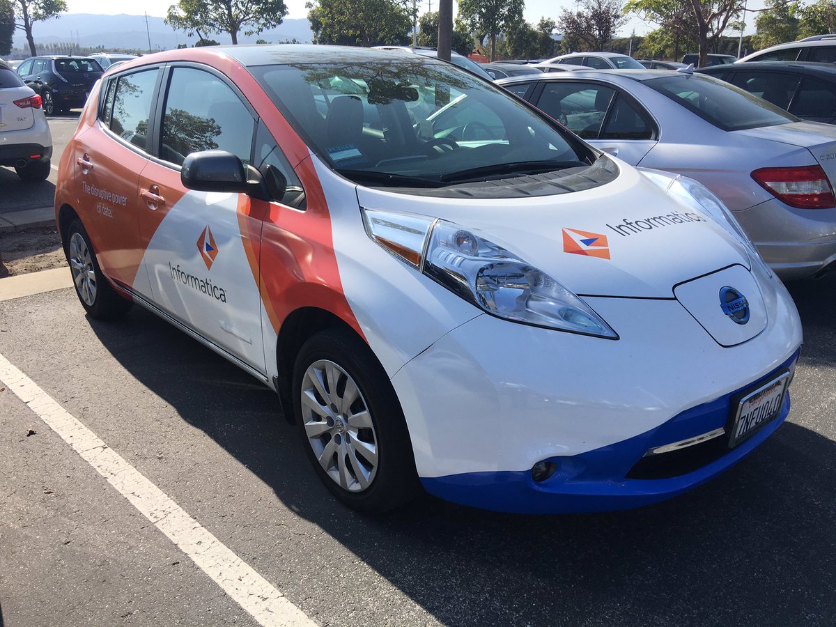 RogerNolan's tweet photo. Seeing Informatica-branded cars on 101. #Informatica https://t.co/hPPMINEmDj