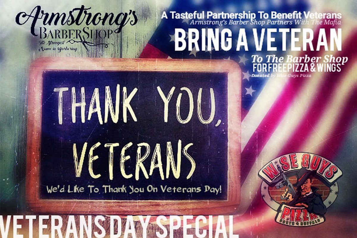 Good stuff by rock star #WNY #businesses who are doing great things!😎 

Retweet &amp; Share if you care about our Veterans!!📧

<a href="/WiseGuysPizzaNY/">Wise Guys Pizza</a>