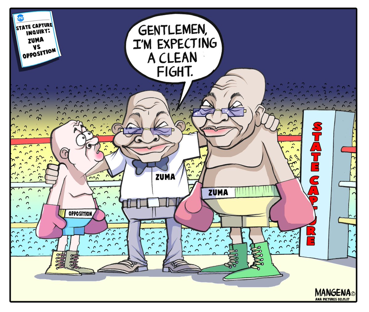 pretorianews's tweet photo. Today's cartoon #statecapturereview #jacobzuma https://t.co/tq8LKqHhYO