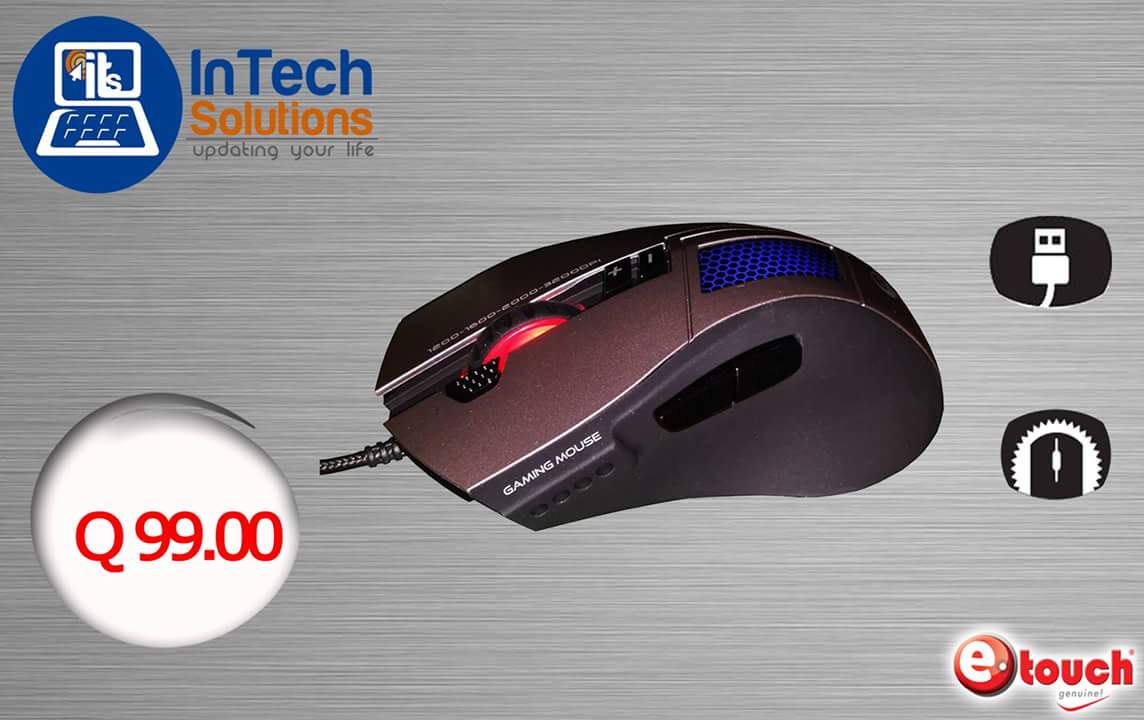 InTechgt's tweet photo. Mouse Gamer de 8 Botones, luz Led, Conexion USB, Comodo y elegante...
#InTechGT #Mouse #Gamer #Gaming https://t.co/2UN77f3uAo