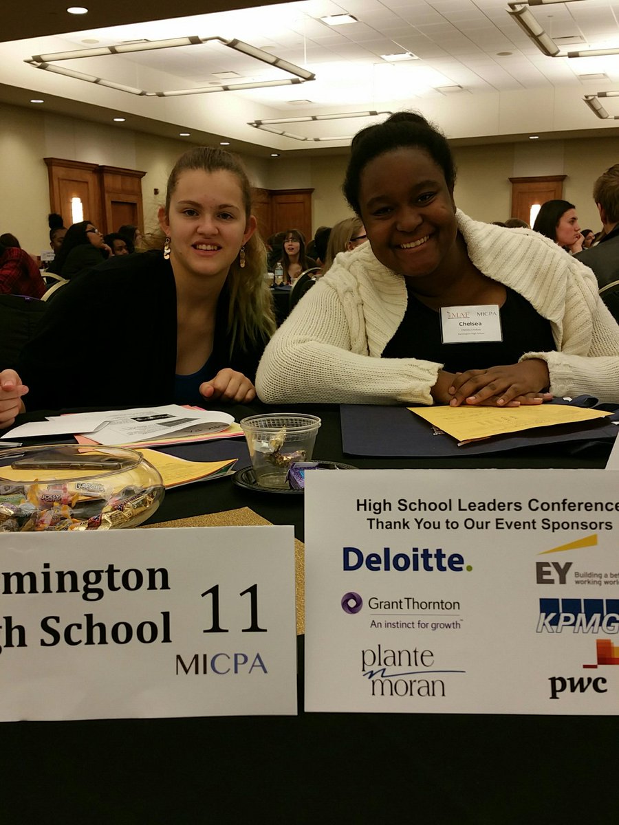 MrsValice's tweet photo. Thank you sponsors
MICPA Student Leaders Conference 
#Deloitte #grantthornton #plantemoran #EarnstYoung  #KPMG #PwC https://t.co/zd88eF4USK