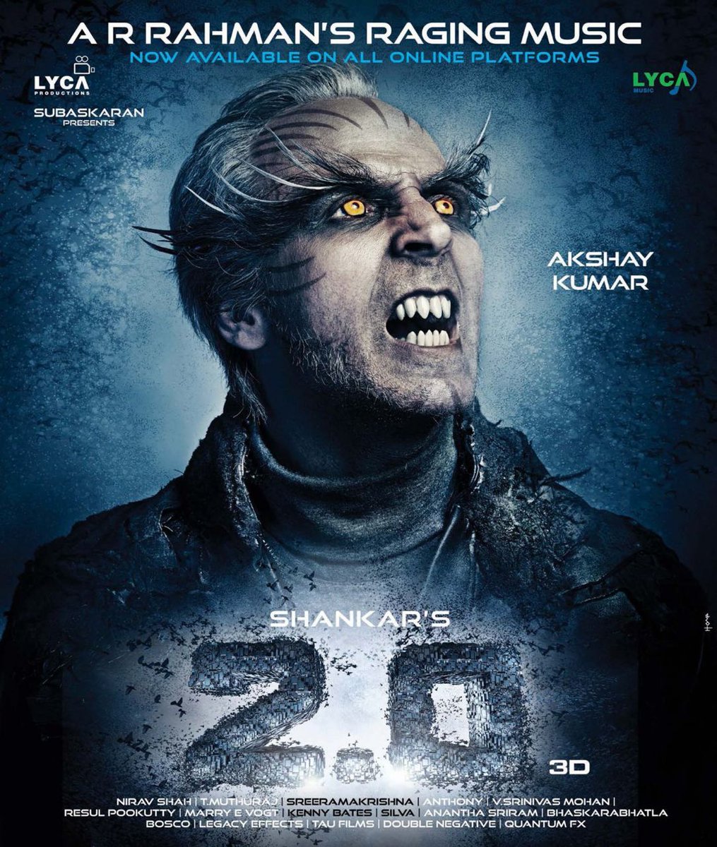OurChennai360's tweet photo. #2Point0 #epic2Point0AudioLaunch
Deadly look of villain Mr. Richard looks threatening. https://t.co/U1qqACotlY