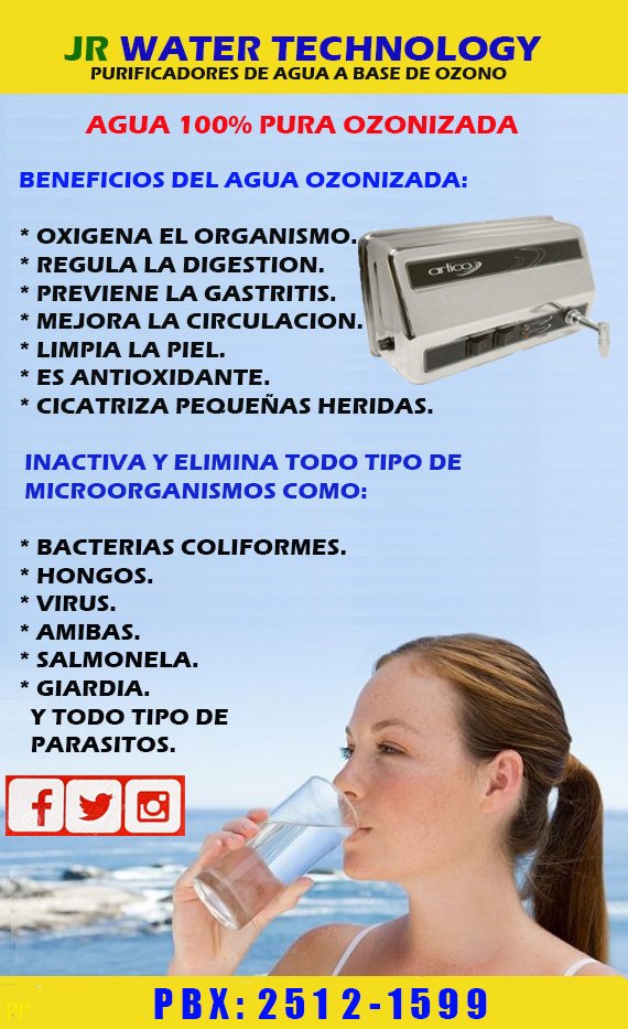 Jr_Wtechnology1's tweet image. BENEFICIOS DE USAR UN SISTEMA DE PURIFICACIÓN A BASE DE OZONO.
