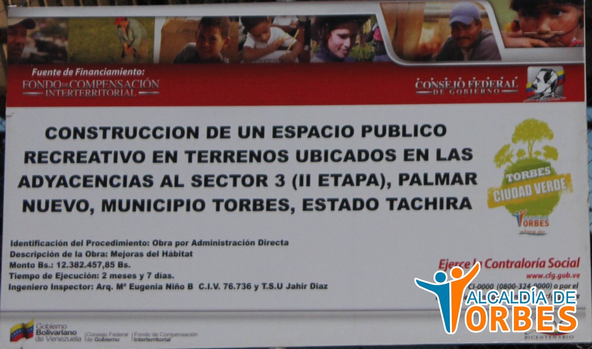 AlcaldiadTorbes's tweet photo. Alcalde @Alber_Maldonado entregó Parque Recreativo El Palmar a la ciudadanía, ¡apoyando el deporte en el municipio Torbes! https://t.co/gweN8dAA0E
