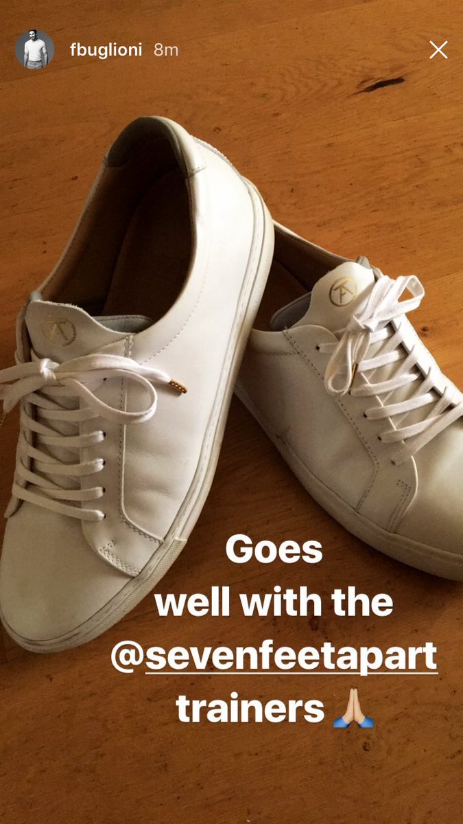 SEVENFEETAPART's tweet photo. Thank you @FrankBuglioni, glad you are enjoying your #Original172 sneakers 👟 #AndStill https://t.co/8jRQad7OPG