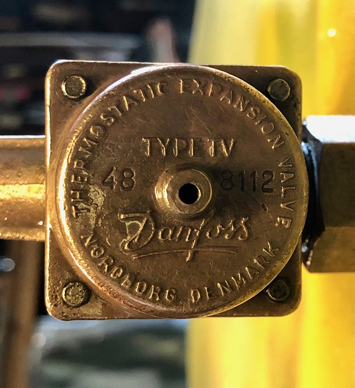 DanfossCoolUS's tweet photo. Check out this #diving find! A discontinued #TXV found off the coast of New Jersey from the sunken Stolt Dagali. #quality #ChooseDanfoss https://t.co/w57K64ZhSH
