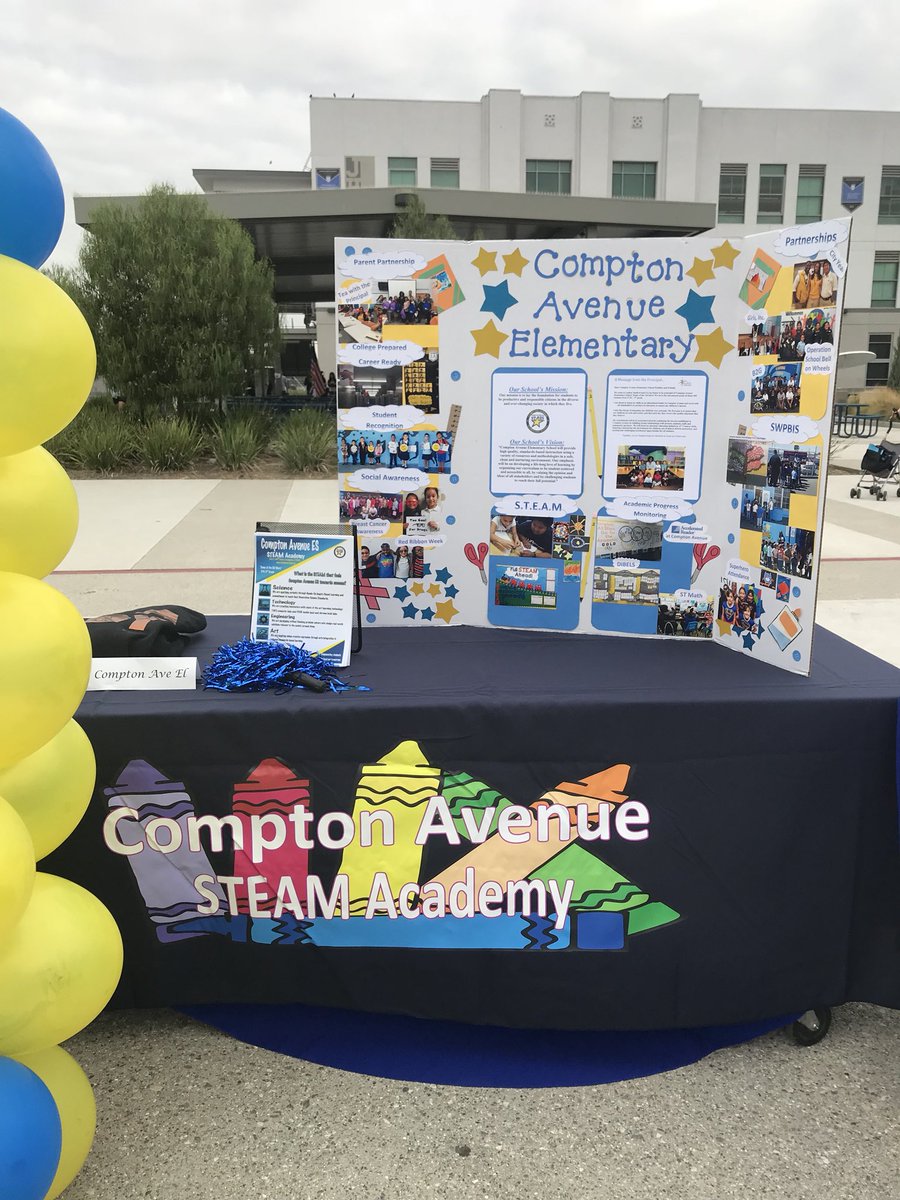 LAschoolsSouth's tweet photo. #LDSuperSouth setting up for Coffee with Superintendent Downing at #JordanHS from 9-11 a.m.  #DualLanguage #DualEnrollment #STEAM #Magnet https://t.co/2ehBaKjggj