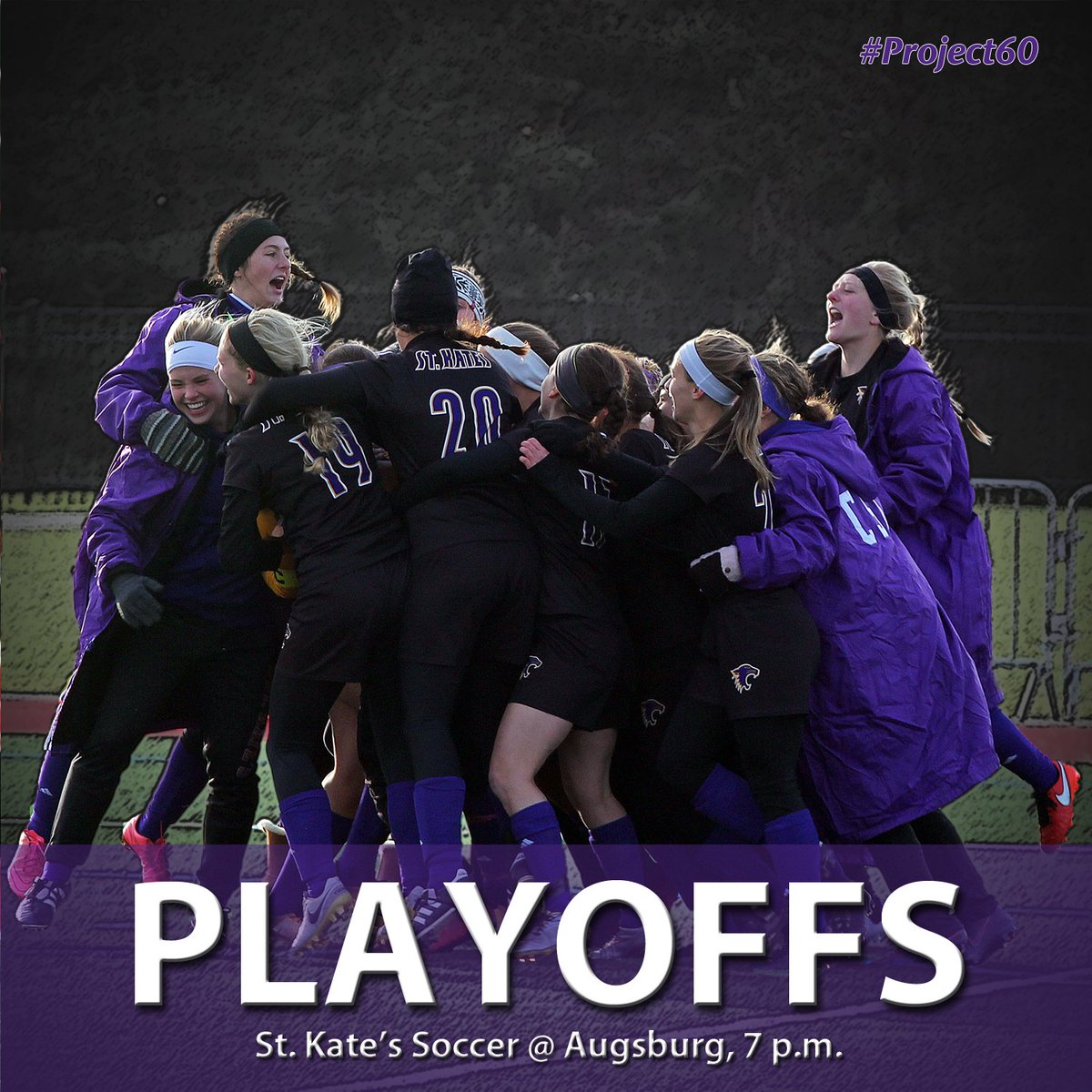 stkateswildcats's tweet image. Another day, another game! Good luck @StKatesSoccer in tonight's semifinal game at Augsburg! Kickoff is 7 p.m. in Minneapolis! #StKates