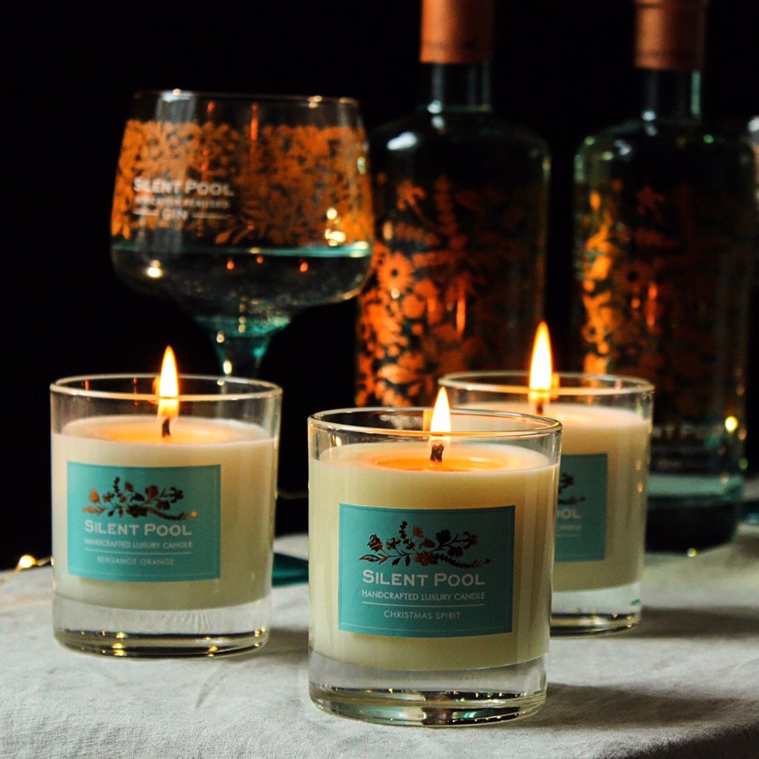 Calling all #gin lovers! We've just developed 3 gin fragrances for <a href="/SilentPoolGin/">Silent Pool Gin</a> #candle available to buy here featheredge.com/collections/ca… 🍸