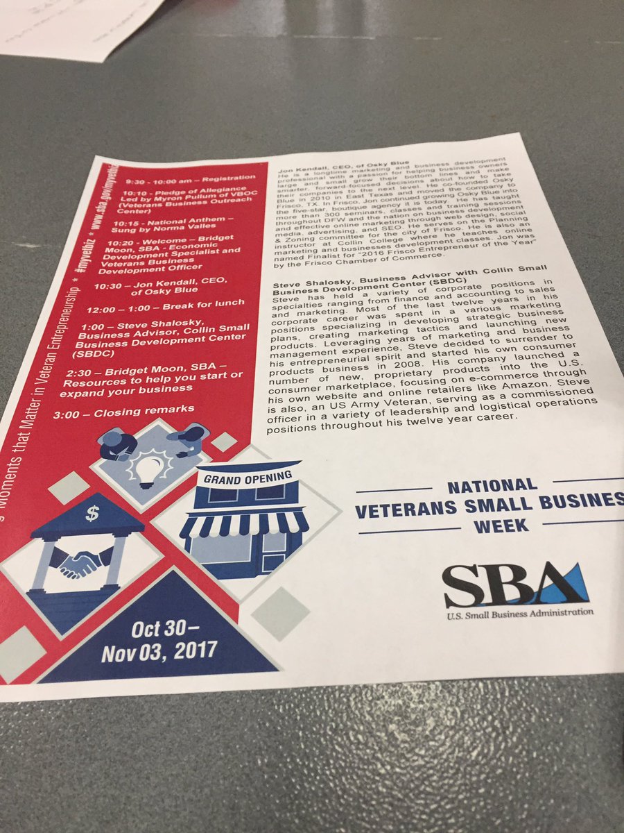 KateVanDellen's tweet photo. Thanks @SCOREMentors and @SBAgov for the great presentations and info today. #Entrepreneur #winning https://t.co/nyyDIVCmyg
