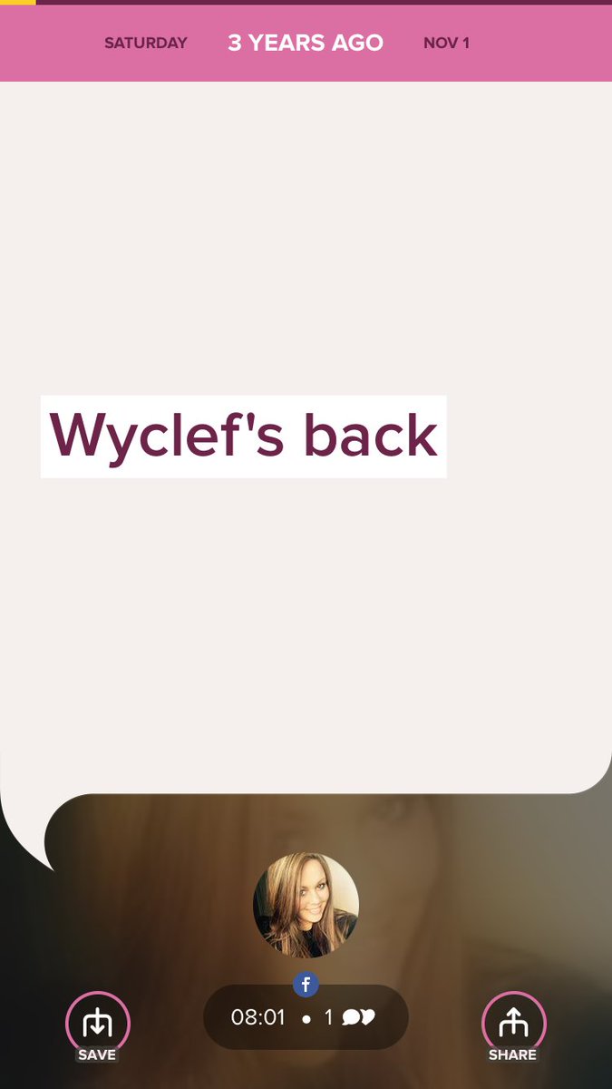 Austinator182's tweet photo. @wyclef Every 1st November for the last ten years I text my friends at midnight to tell them you're back! #wyclefsback https://t.co/DoVQhWzPXs