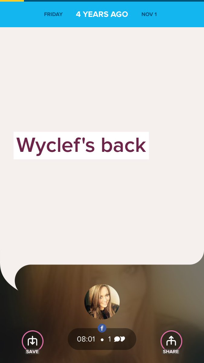 Austinator182's tweet photo. @wyclef Every 1st November for the last ten years I text my friends at midnight to tell them you're back! #wyclefsback https://t.co/DoVQhWzPXs
