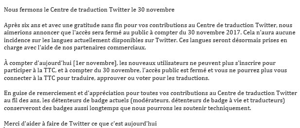 Le badge du traducteur offert à tout ceux l'ayant déjà après la fermeture de #TTC_FR 👌😼