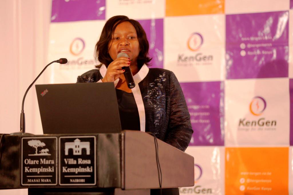 Watermark2015's tweet photo. Congratulates @rebecca_miano OGW, on your confirmation as MD & CEO,the first female CEO in the history of @KenGenKenya. #ChangeofGuardKenGen https://t.co/gpGUjeIBKe