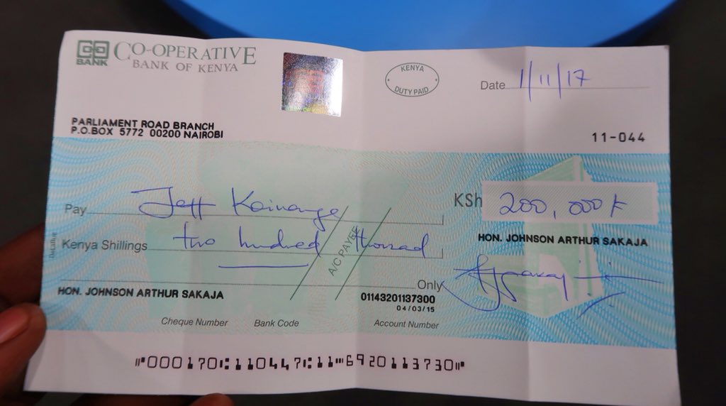 Jeff Koinange, MBS (@koinangejeff) on Twitter photo THANK YOU Sen. <a href="/SakajaJohnson/">Sakaja Arthur Johnson</a> for your GENEROUS Contribution towards the #JeffKoinangeLibrary in Kibra
<a href="/okothkenneth/">Kenneth Okoth, MP Kibra</a> <a href="/xtiandela/">Xtian Dela™</a> #JKLive THANK YOU Sen. <a href="/SakajaJohnson/">Sakaja Arthur Johnson</a> for your GENEROUS Contribution towards the #JeffKoinangeLibrary in Kibra
<a href="/okothkenneth/">Kenneth Okoth, MP Kibra</a> <a href="/xtiandela/">Xtian Dela™</a> #JKLive