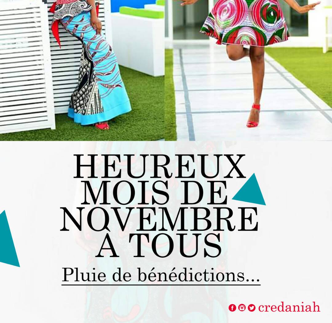 credaniah's tweet photo. Heureux mois de Novembre à tous... Pluie de bénédiction ! #Credaniah #Mode #Togo https://t.co/Q9OaMaqzSK