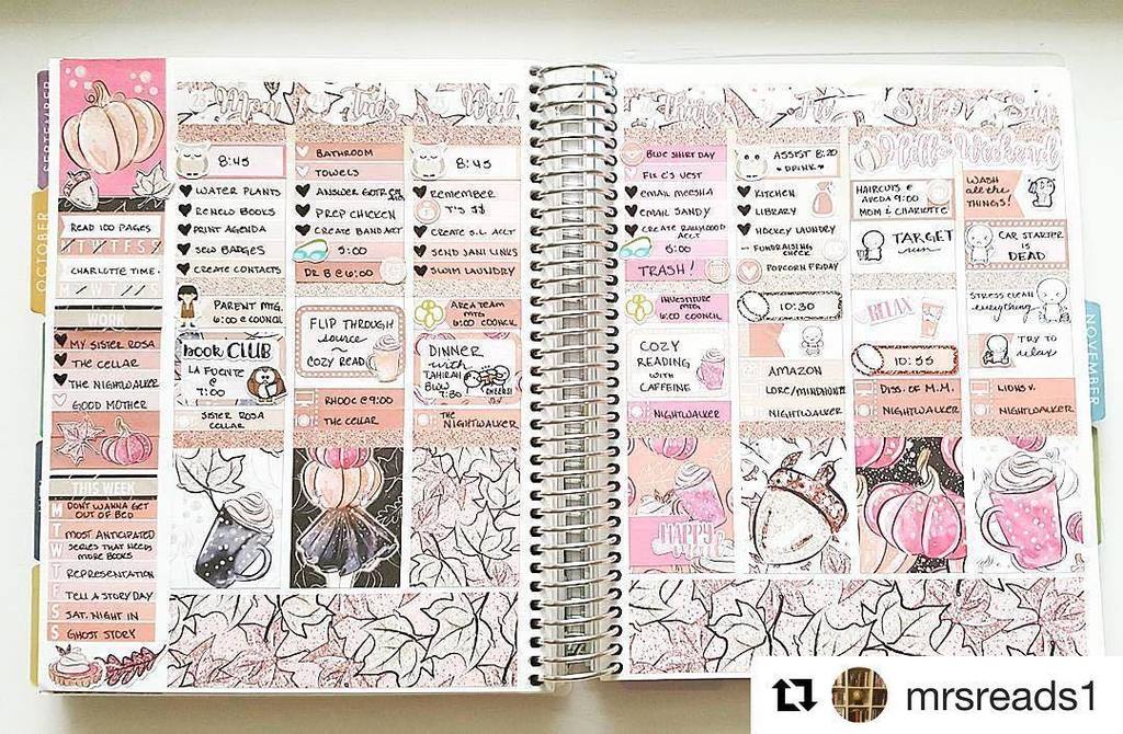 PplOverPlanners's tweet photo. Beautiful spread from @mrsreads1 😍 https://t.co/JiYgYXivo9