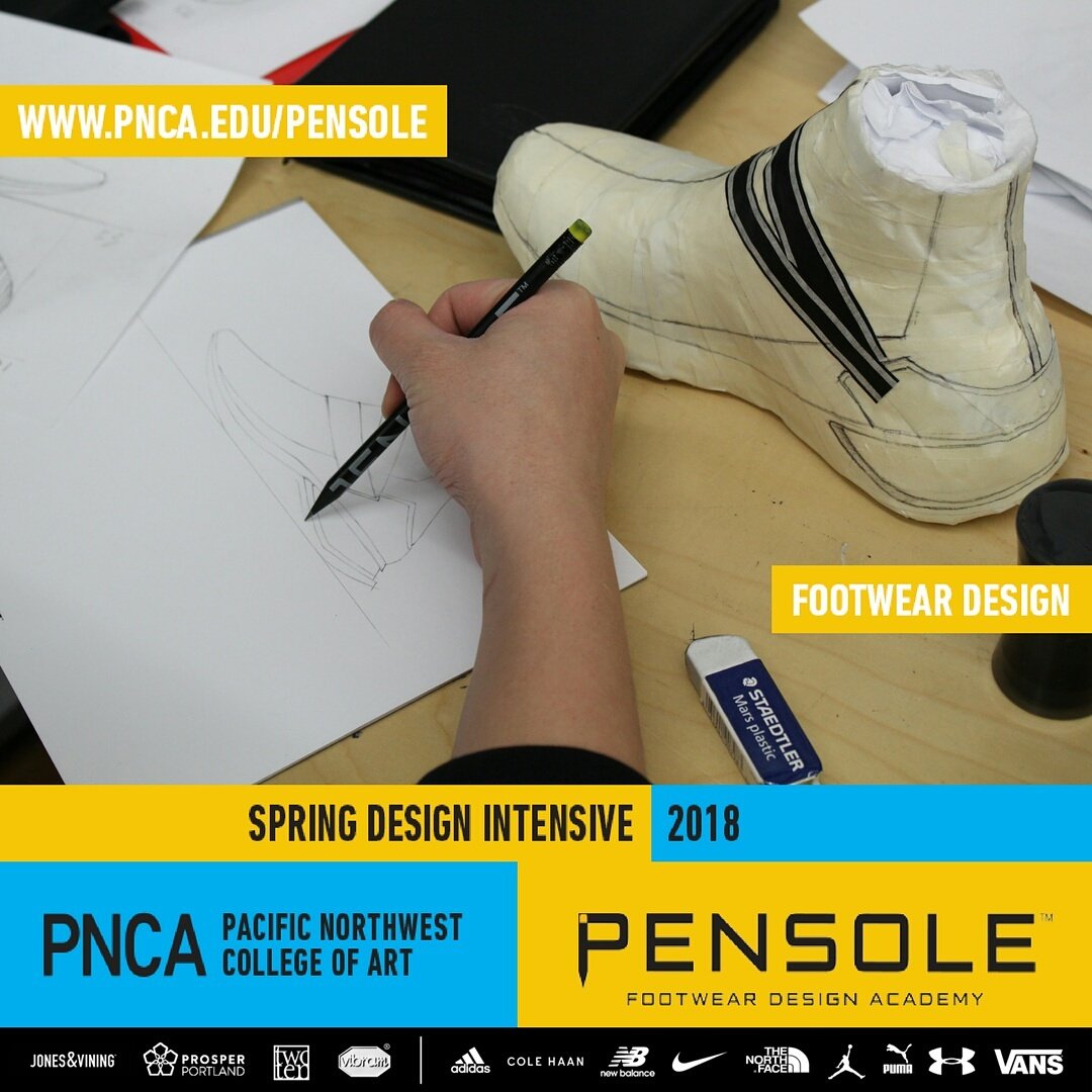 Ben from Footwear Design sketching his tape up!

Apply for the PNCA | PENSOLE Spring '18 Design Intensive. pnca.edu/pensole.