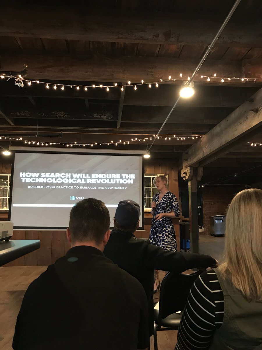 KellyStanze's tweet photo. I KNOW HER. @HeatherPhysioc dropping truth bombs on futureproofing #search #SEO #SEM #sempocitieskc #sempokc https://t.co/qcXziY8SoQ