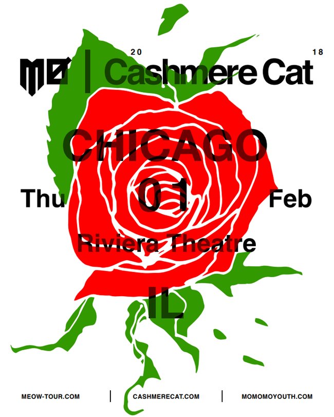 JUST ANNOUNCED #CHICAGO: <a href="/MOMOMOYOUTH/">MØ ∞</a> &amp; @CashmereCat • The MeØw Tour - Feb. 1st at <a href="/TheRivChicago/">The Riviera Theatre</a>

thesedays.news/calendar/feb-1…