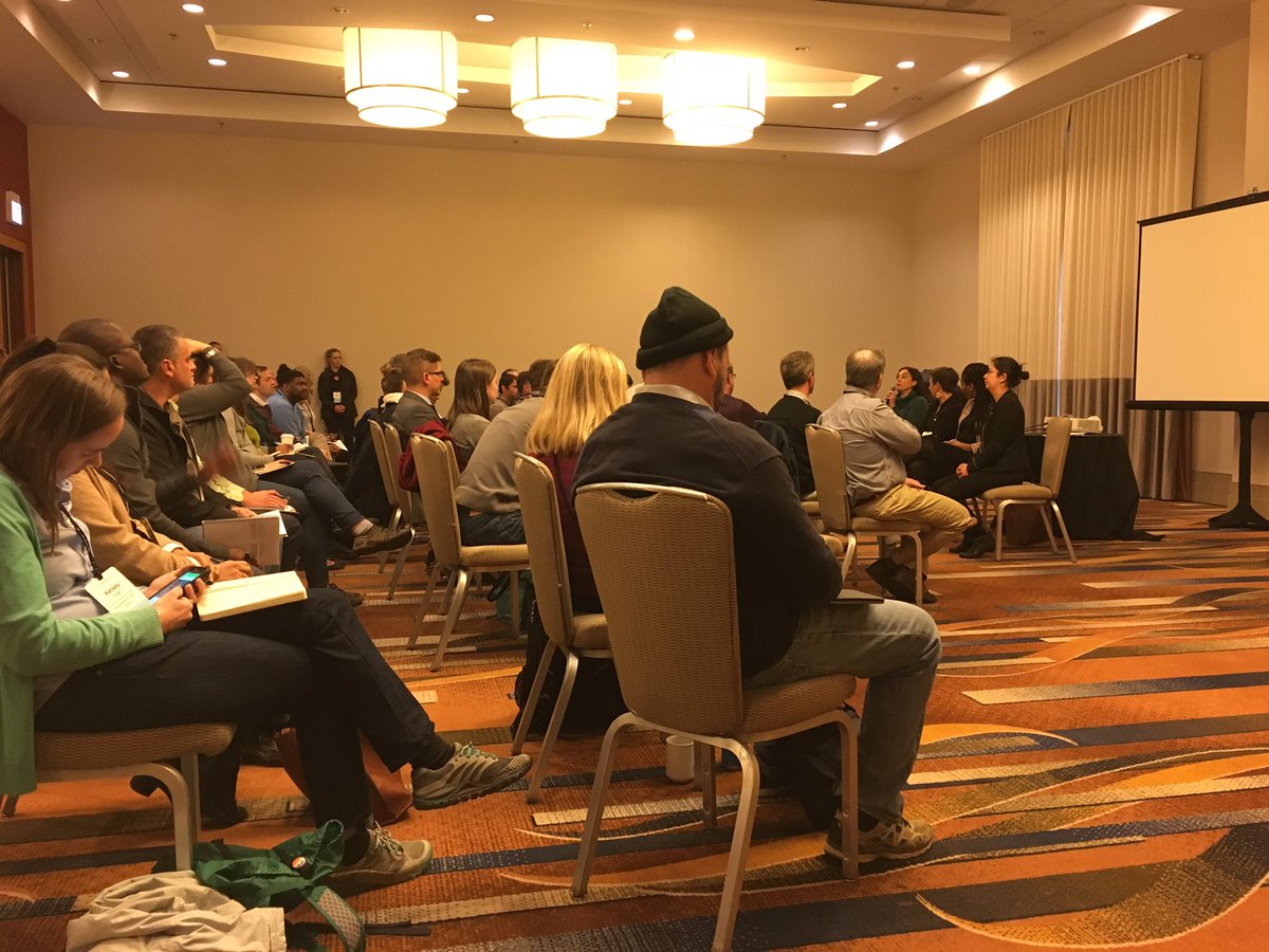 saavymarian's tweet photo. Pass on your knowledge to young blood -panelists of How To Be A Successful Plangineer. Full room @ #NACTO2017 https://t.co/rmGd42ZvDi